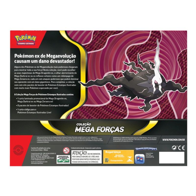 Pokémon Box de Coleção Mega Forças - Copag