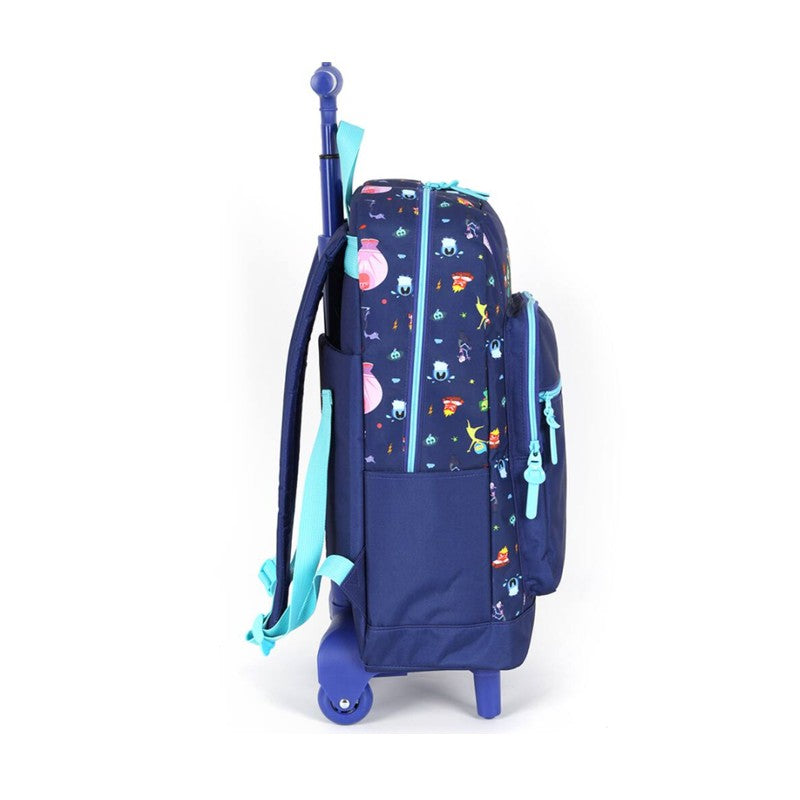 Mochila de Rodinhas Infantil Divertidamente 2 Roxa - Luxcel