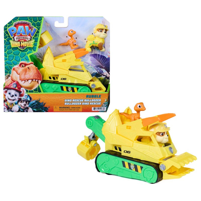 Carrinho Rubble Patrulha Canina Dino Rescue Bulldozer - Sunny