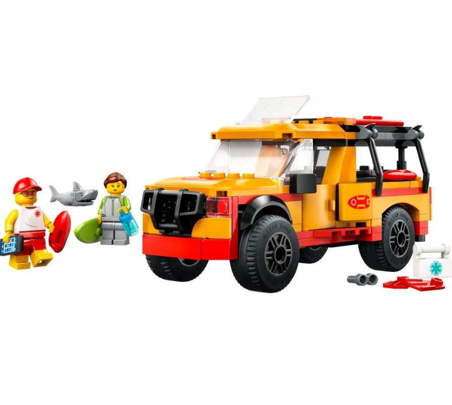 Lego City Caminhão Resgate de Praia Salva Vidas 60453