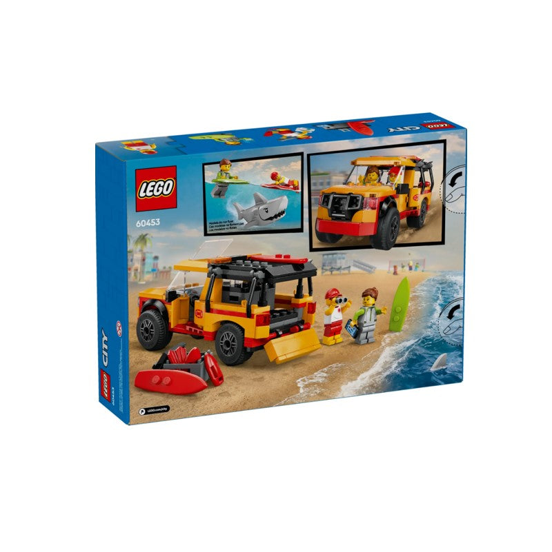 Lego City Caminhão Resgate de Praia Salva Vidas 60453