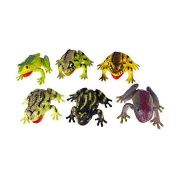 Kit Animais Com 6 Sapos Coloridos - Shiny Toys