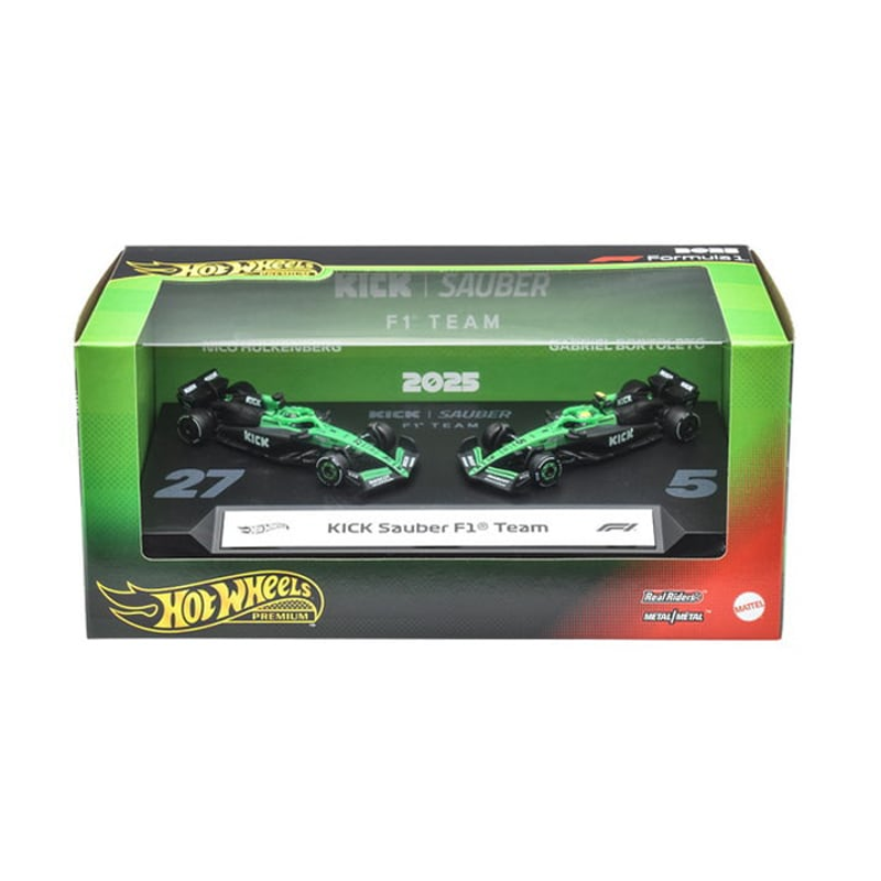 Hot Wheels Premium Formula 1 com Dois Carrinhos 1:64 - Mattel