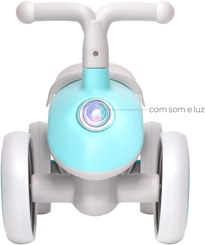 Bicicleta De EquilÍbrio Scooter Azul Buba Com Som E Farol