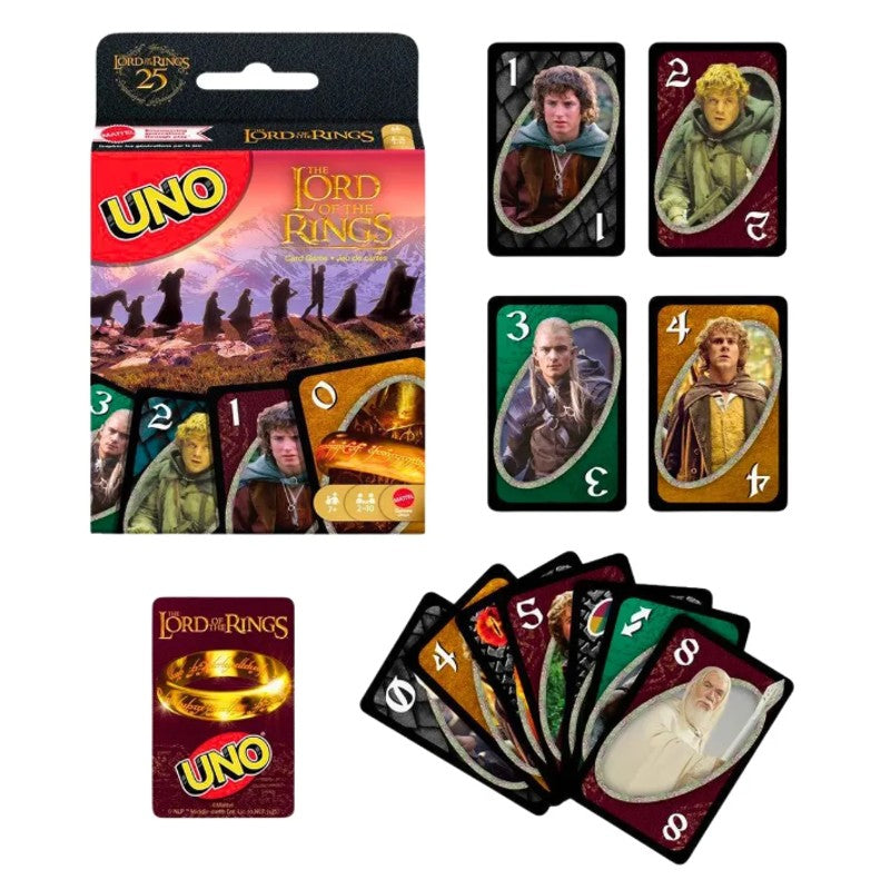 Jogo de Cartas Uno Senhor Dos Anéis - Mattel