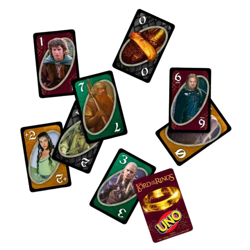 Jogo de Cartas Uno Senhor Dos Anéis - Mattel