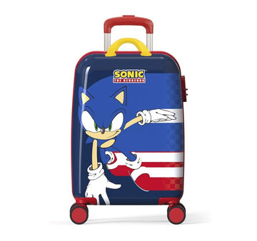 Mala de Viagem Bordo Infantil Sonic Azul Luxcel