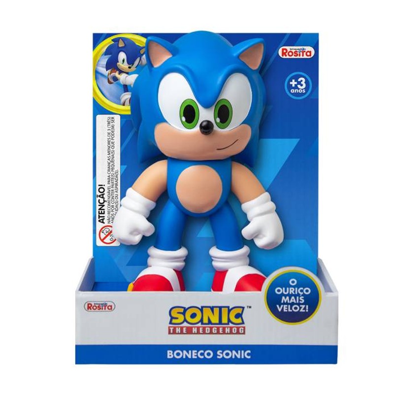 Boneco Sonic Articulado - Novabrink