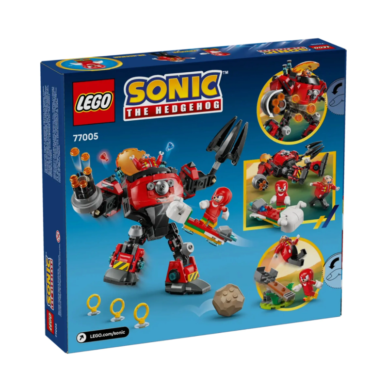 Lego Sonic Knuckles vs Robô do Doctor Eggman - 77005