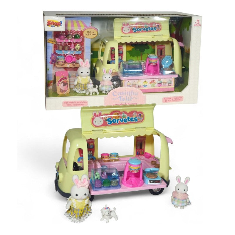 Casinha Feliz Carrinho de Sorvete - Zoop Toys
