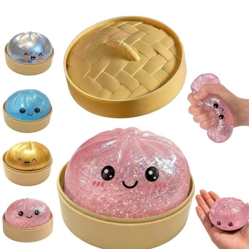 Squishy Dumpling Bolinho de Apertar Surpresa - BBR