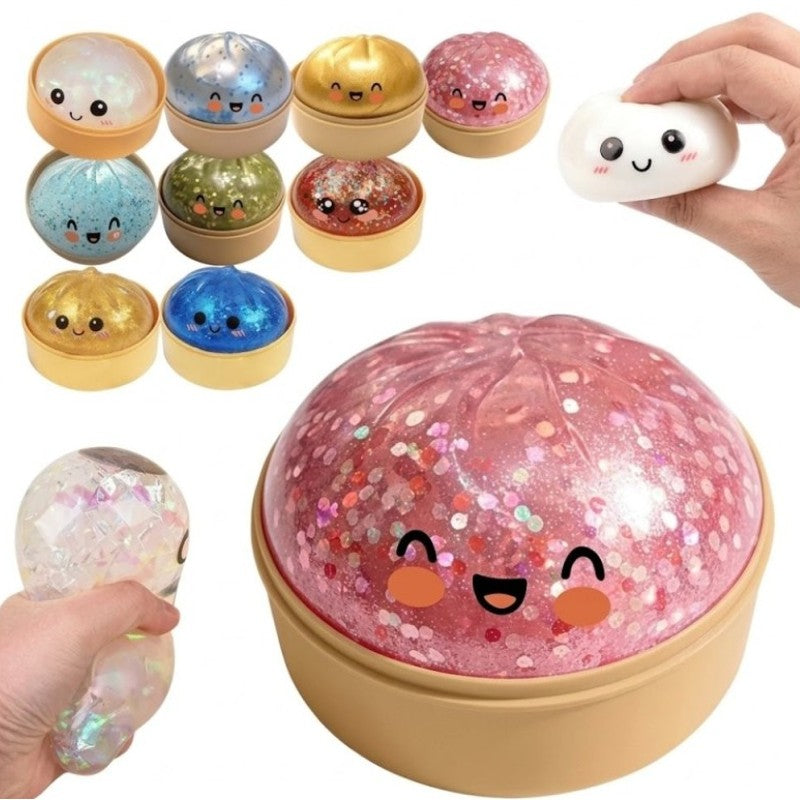 Squishy Dumpling Bolinho de Apertar Surpresa - BBR