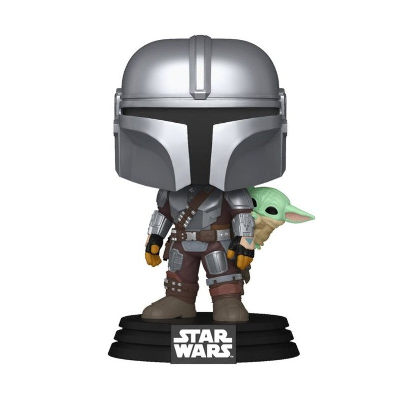 Boneco Funko Pop Star Wars Mandaloriano e Grogu - Candide