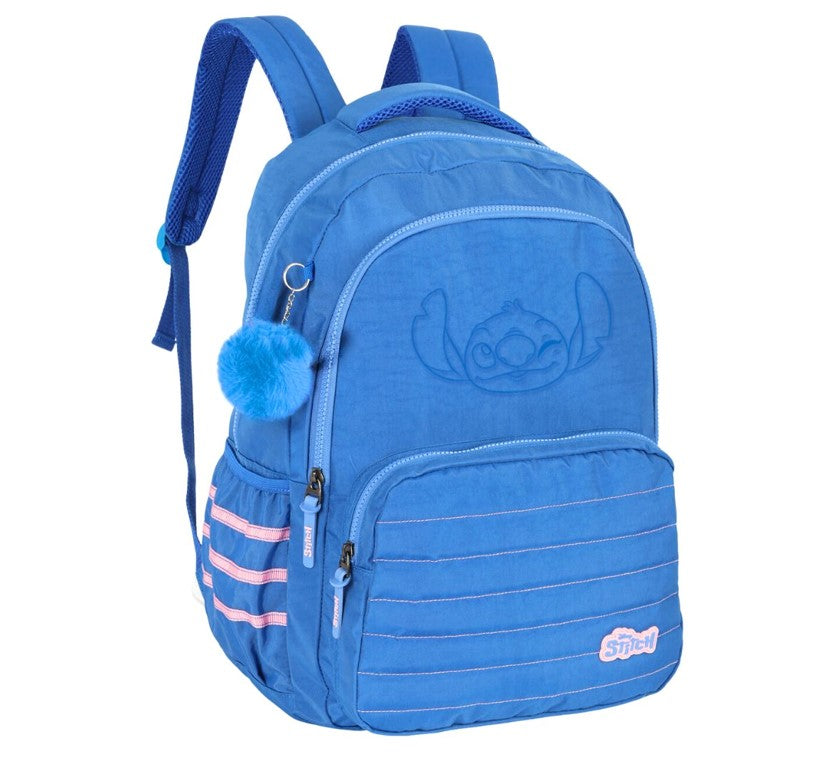 Mochila De Costas Stitch Com Divisão Laptop Juvenil - Luxcel
