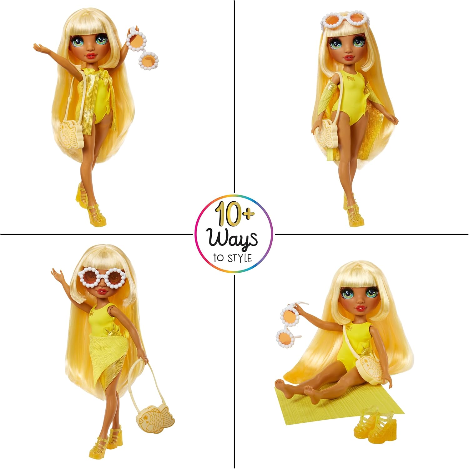 Boneca Rainbow High Swim & Style Sunny 27cm