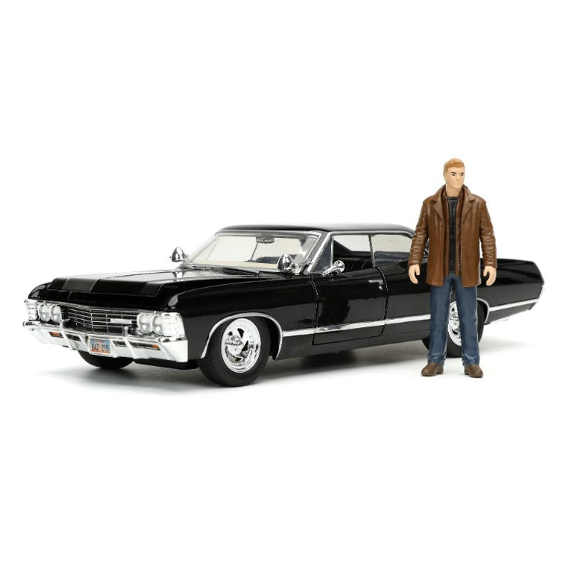 Miniatura Impala 1:24 Supernatural com Boneco Dean - Jada
