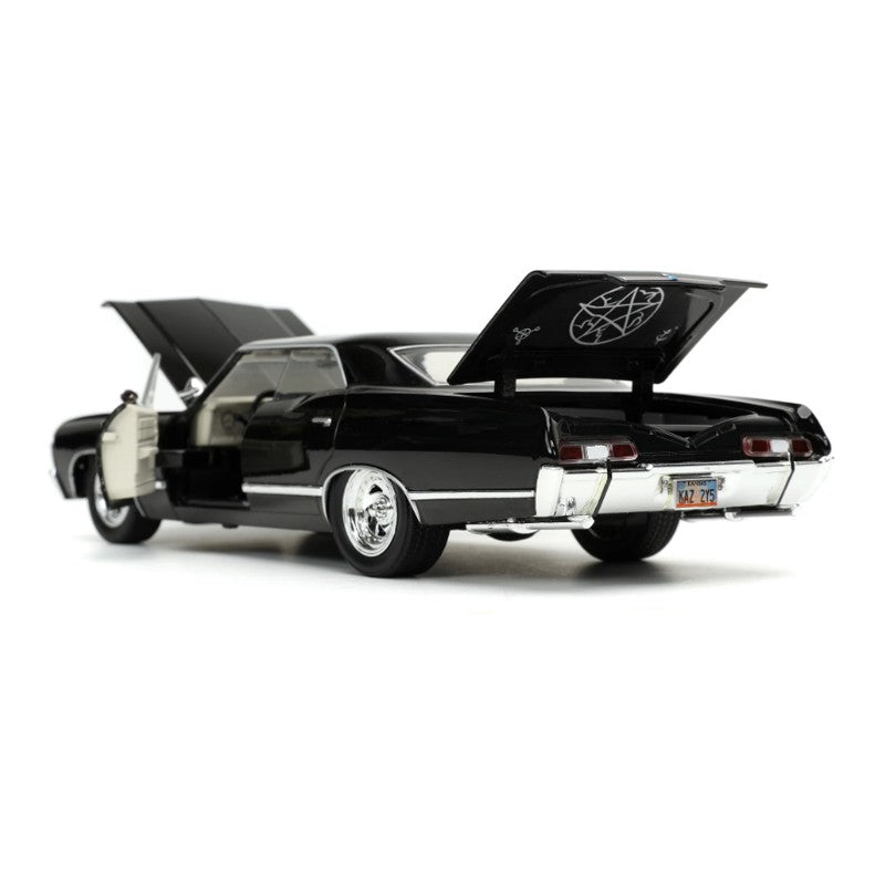 Miniatura Impala 1:24 Supernatural com Boneco Dean - Jada