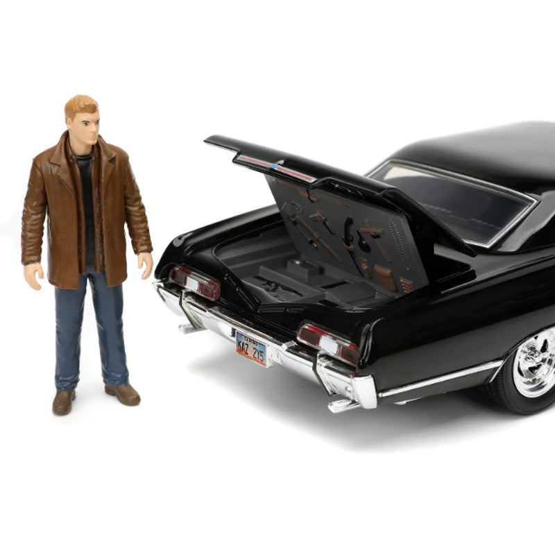 Miniatura Impala 1:24 Supernatural com Boneco Dean - Jada