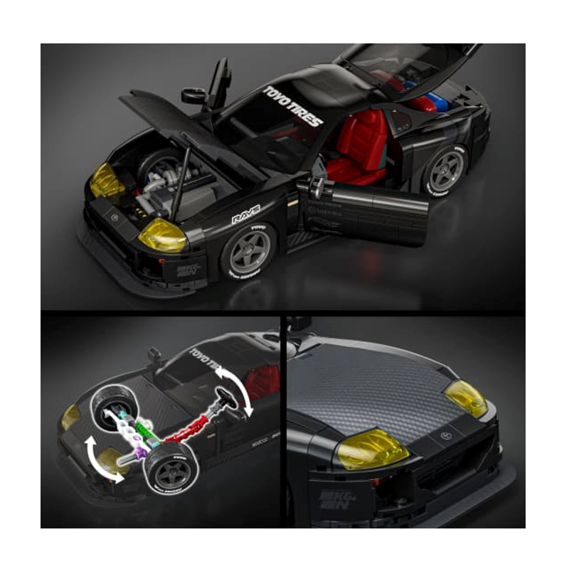 Hot Wheels Conjunto de Montagem 94 Toyota Supra MKIV - Mattel