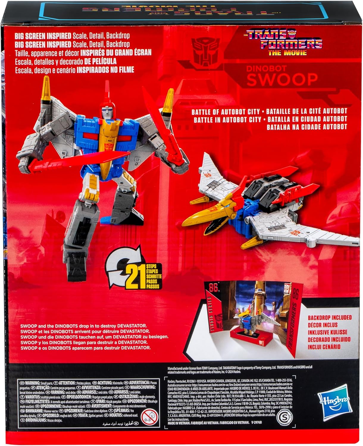 Figura Transformers Studio Series O Filme Dinobot Swoop 86-26