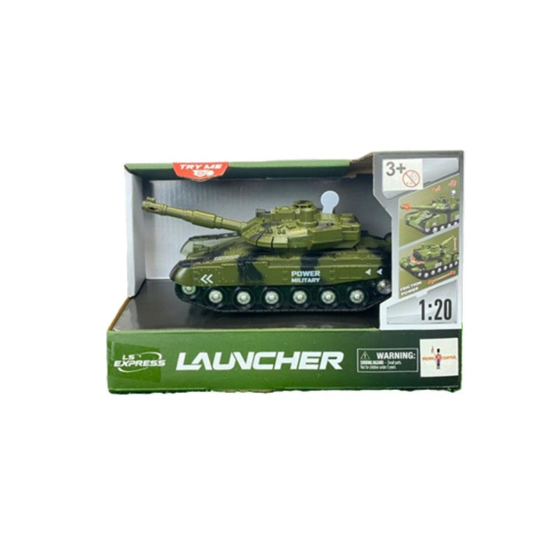 Tanque de Guerra 1:20 com Fricção Luz e Som - Brink Center