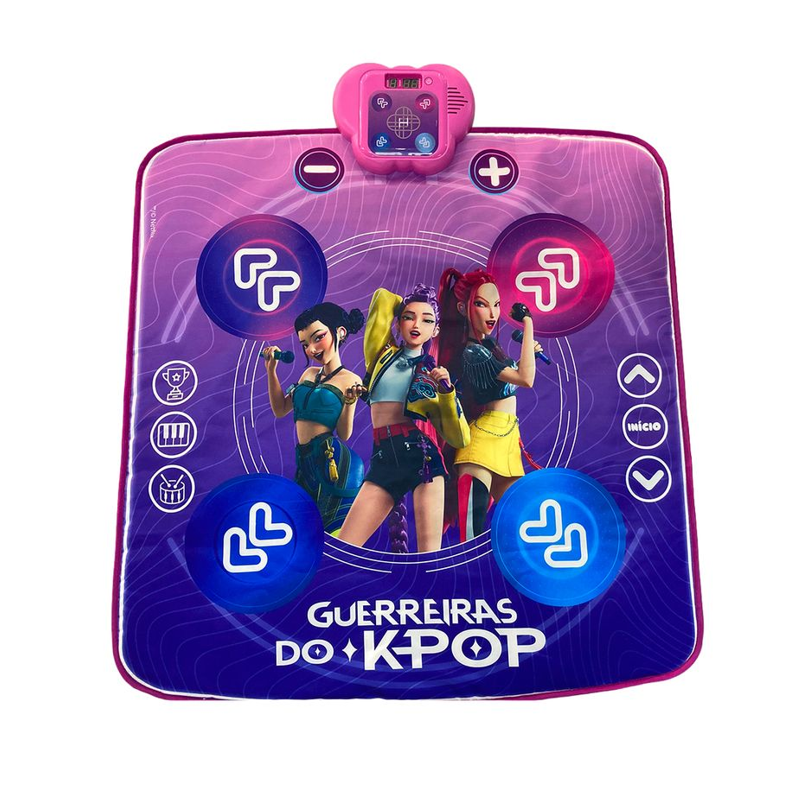 Tapete de Dança Infantil Guerreiras do K-Pop - Candide