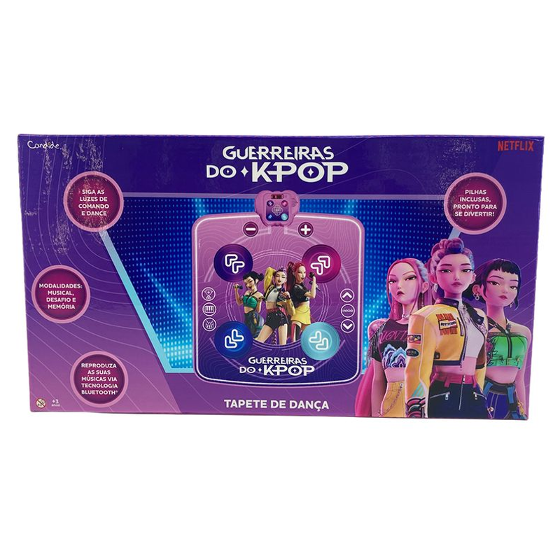 Tapete de Dança Infantil Guerreiras do K-Pop - Candide