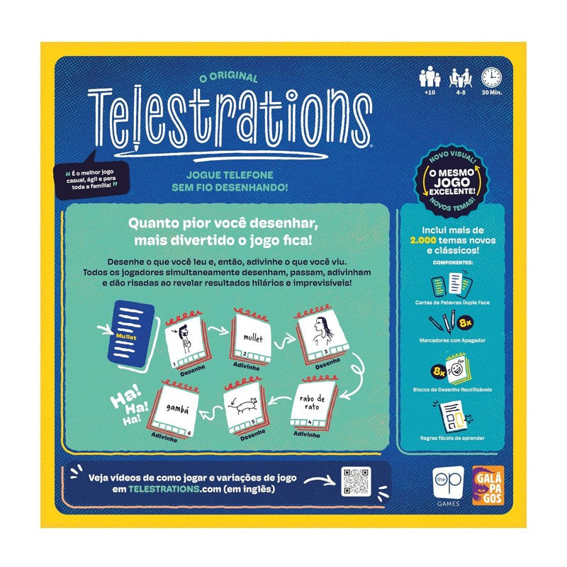 Jogo de Ação Telestrations - Galápagos