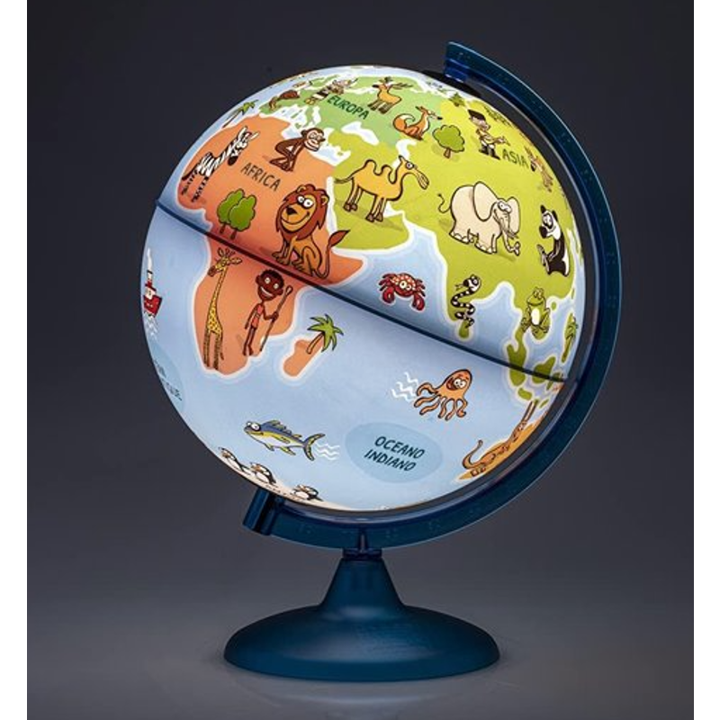 Globo Luminoso Mappa & Mondo 25 cm - Tecnodidattica