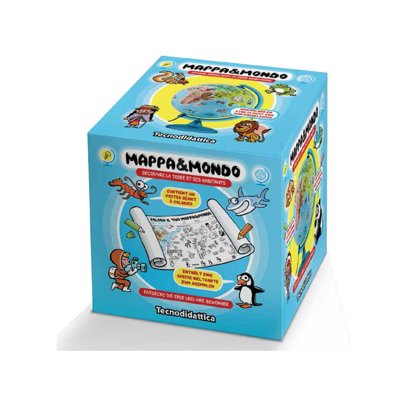Globo Luminoso Mappa & Mondo 25 cm - Tecnodidattica