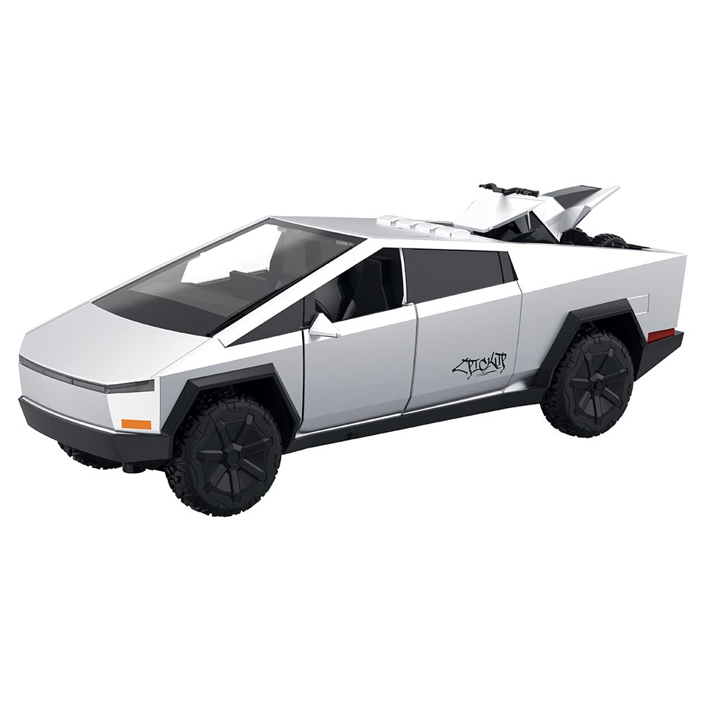 Carrinho Tesla Cybertruck com Fricção Luz e Som - Shiny Toys