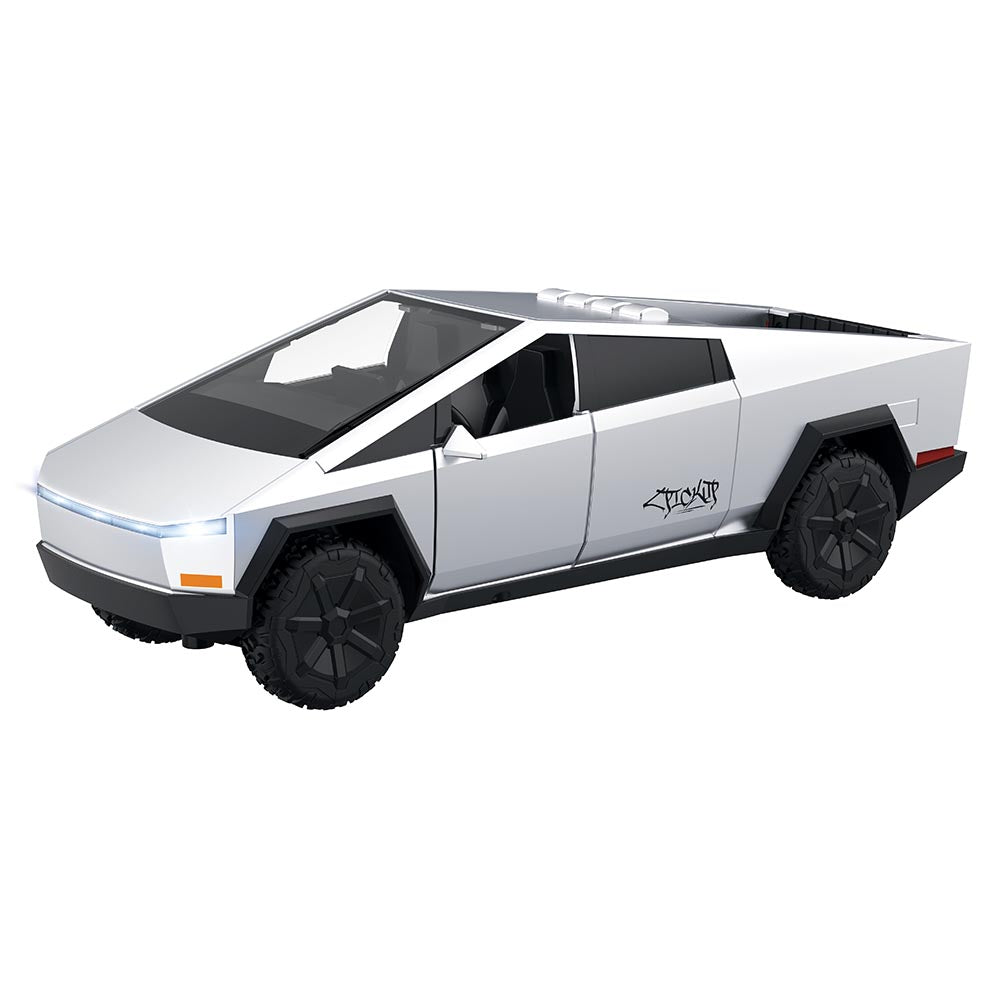 Carrinho Tesla Cybertruck com Fricção Luz e Som - Shiny Toys