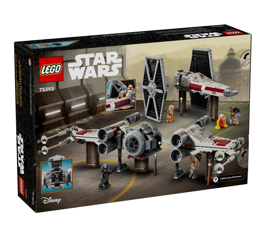 Lego Star Wars 75393 Mistura de TIE Fighter e X-Wing 1063 Peças