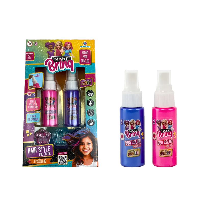 Tinta de Cabelo Infantil Hair Style - Polibrinq