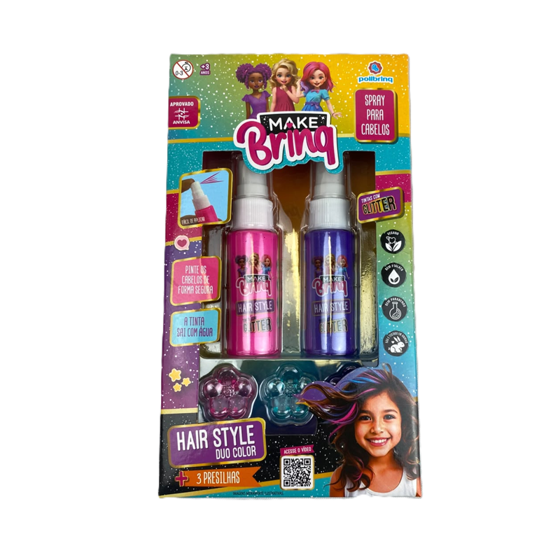 Tinta de Cabelo Infantil Hair Style - Polibrinq