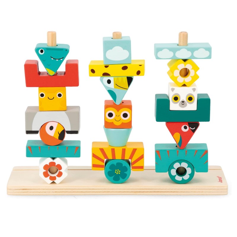 Totem de Empilhar 52 Peças Tropik - Maped