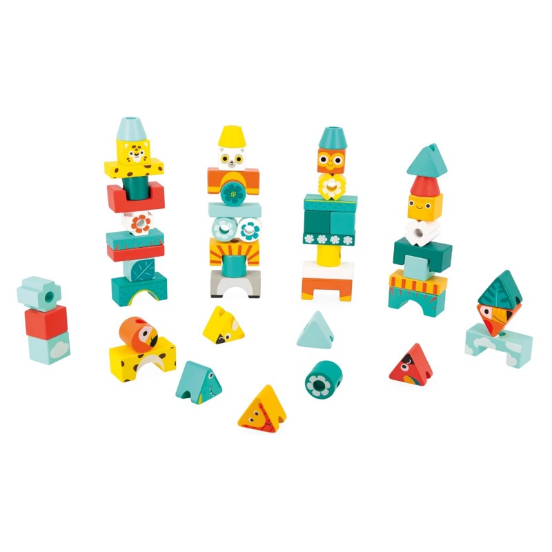 Totem de Empilhar 52 Peças Tropik - Maped