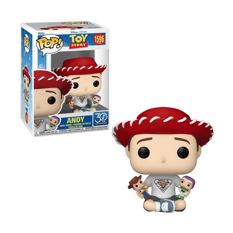 Boneco Funko Pop Disney Toy Story 30 anos Andy - Candide