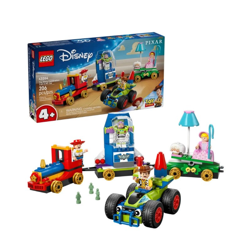 Lego Disney Trem de Celebração e Carro RC Toy Story - 43264