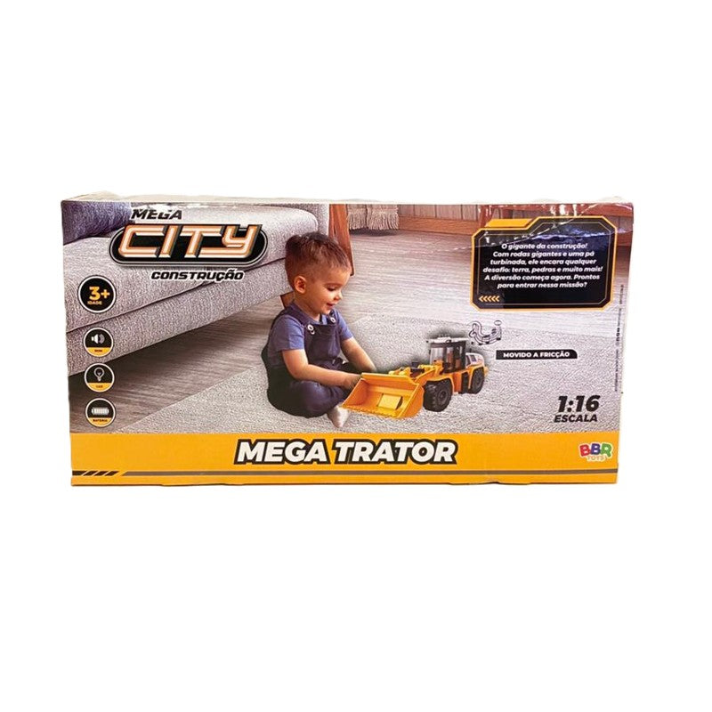 Mega City Trator com Luz e Som - BBR