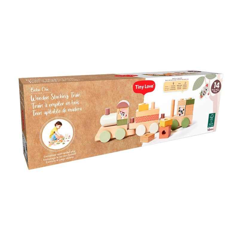 Trenzinho de Madeira Boho Chic - Tiny Love