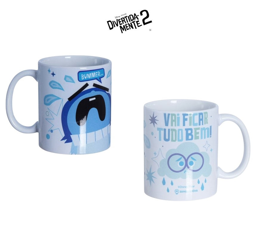 Caneca Pop Tristeza Divertidamente 350ml - Zona Criativa