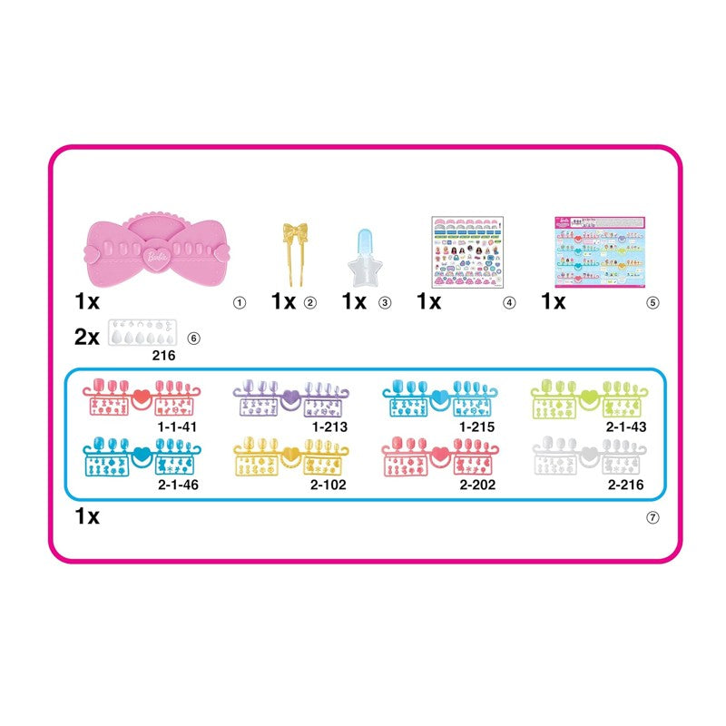 Aquabeads Barbie Nail Studio - Epoch