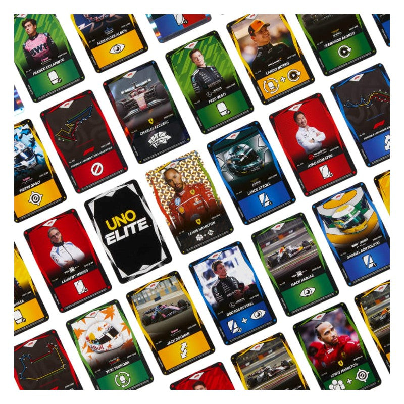 Jogo UNO Elite Formula 1 Starter Pack - Mattel