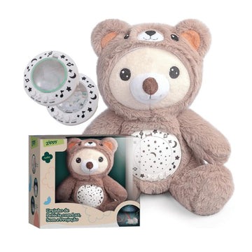 Ursinho de Pelúcia Interativo com Luz e Som - Zippy
