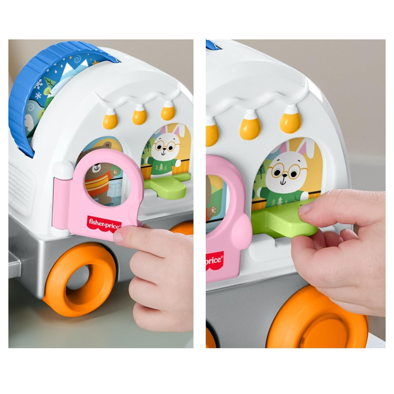 Fisher-Price Trem de Puxar/Empurrar Floresta da Amizade - Mattel