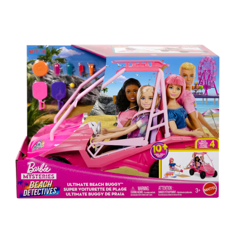 Barbie Veículo Os Mistérios da Praia Buggy - Mattel