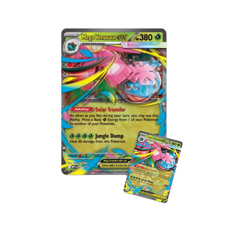 Pokémon TCG Mega Venusaur EX Premium Collection Inglês - Galapagos
