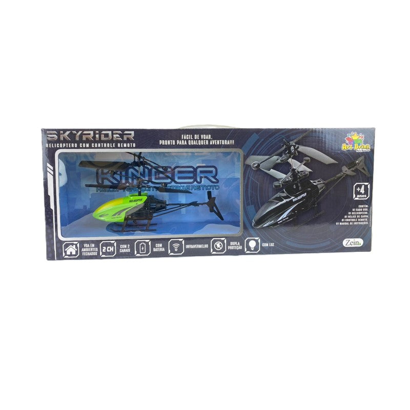 Brinquedo Helicoptero C/R infrared 2 canais - Zein
