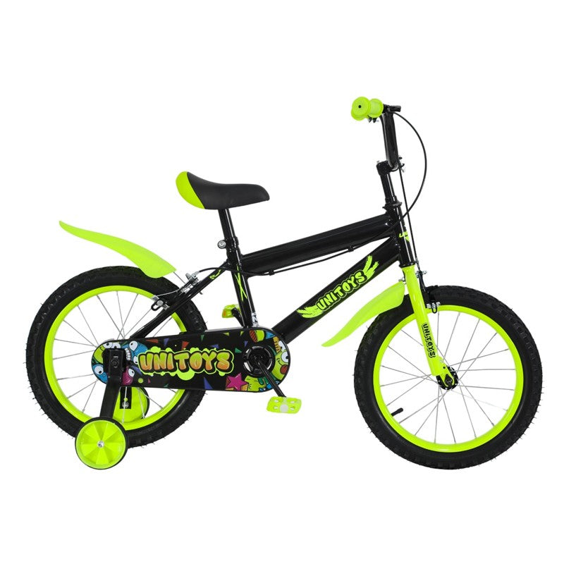 Bicicleta Infantil Aro 16 Grafitti Neon Verde - Unitoys